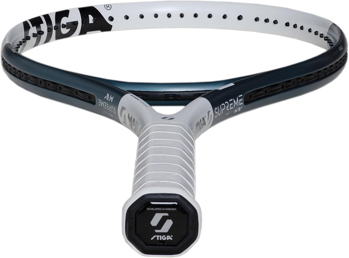 Tennis Racket Supreme, Unstrung Mid Weight Carbon Fiber Racket