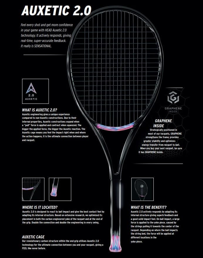 Auxetic 2.0 Speed Pro Legend Tennis Racquet
