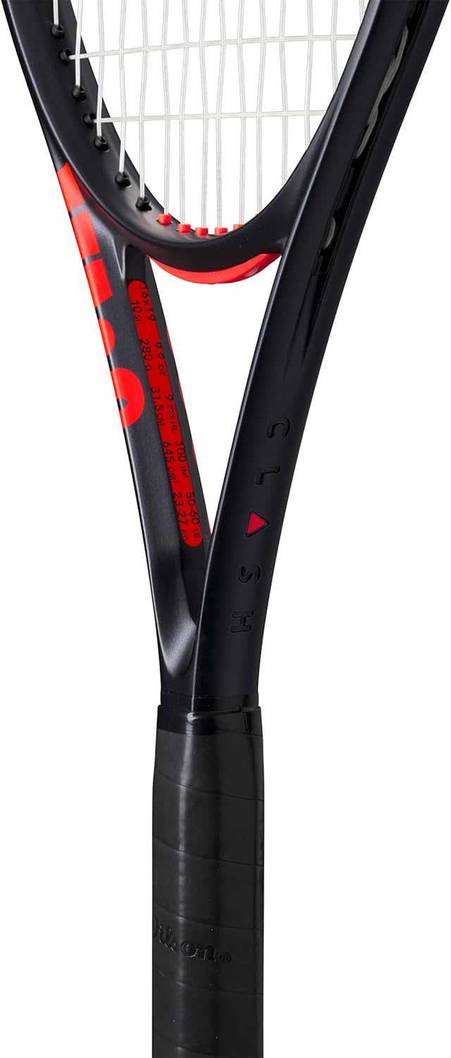Clash 100L V3 Unstrung Adult Performance Tennis Racket - Grip Size 3-4 3/8"
